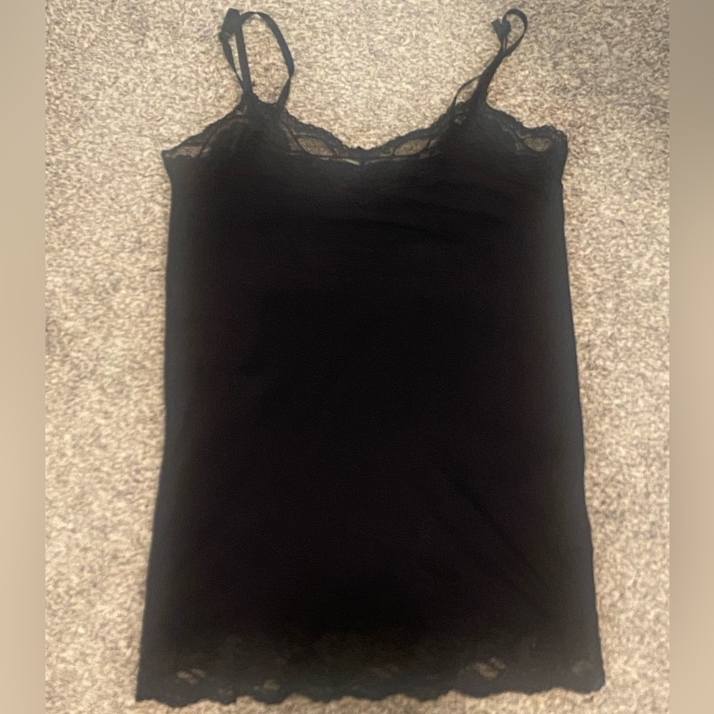 Black tank top